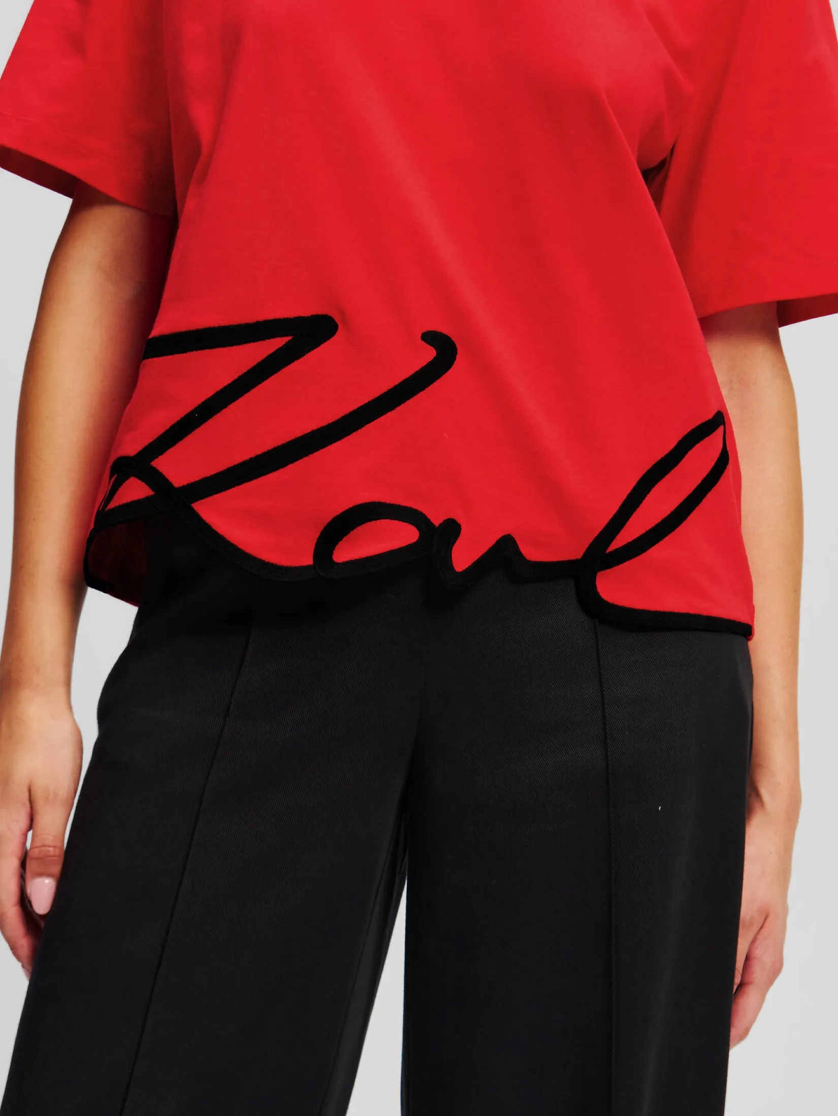 KARL SIGNATURE HEM T-SHIRT
