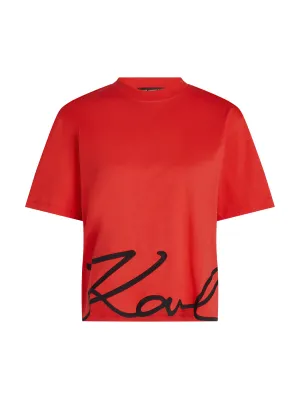 KARL SIGNATURE HEM T-SHIRT