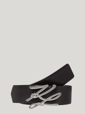 K/AUTOGRAPH REVERSIBLE BELT BLACK