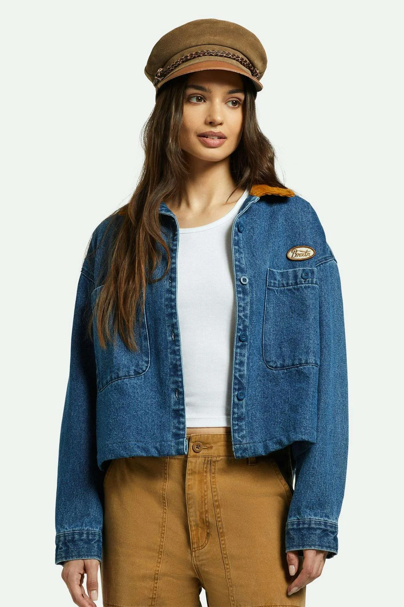 Kayla Reserve Cap - Tan/Brown Brixton
