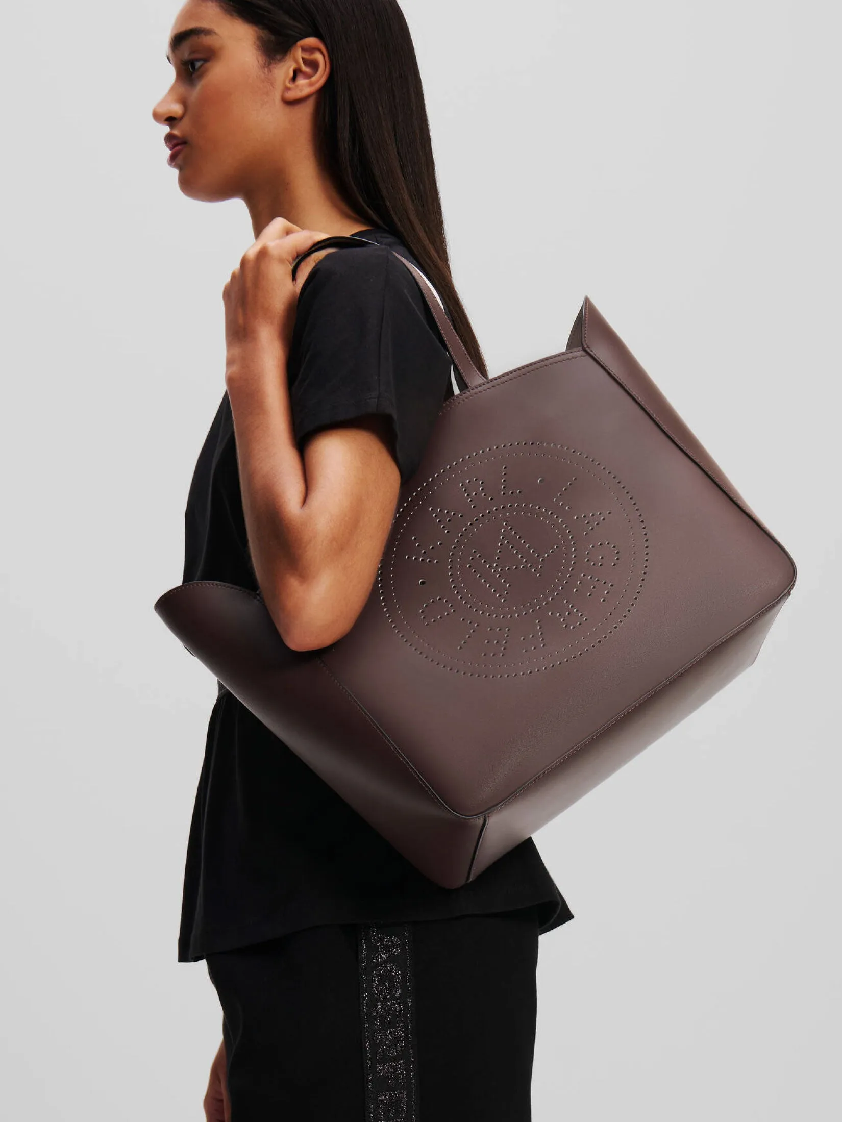 K/CIRCLE LARGE PERFORATED TOTE BAG