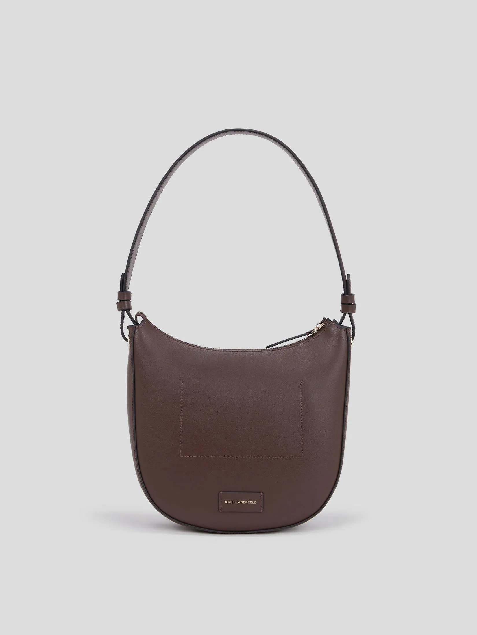 K/CIRCLE PERFORATED MOON SHOULDER BAG