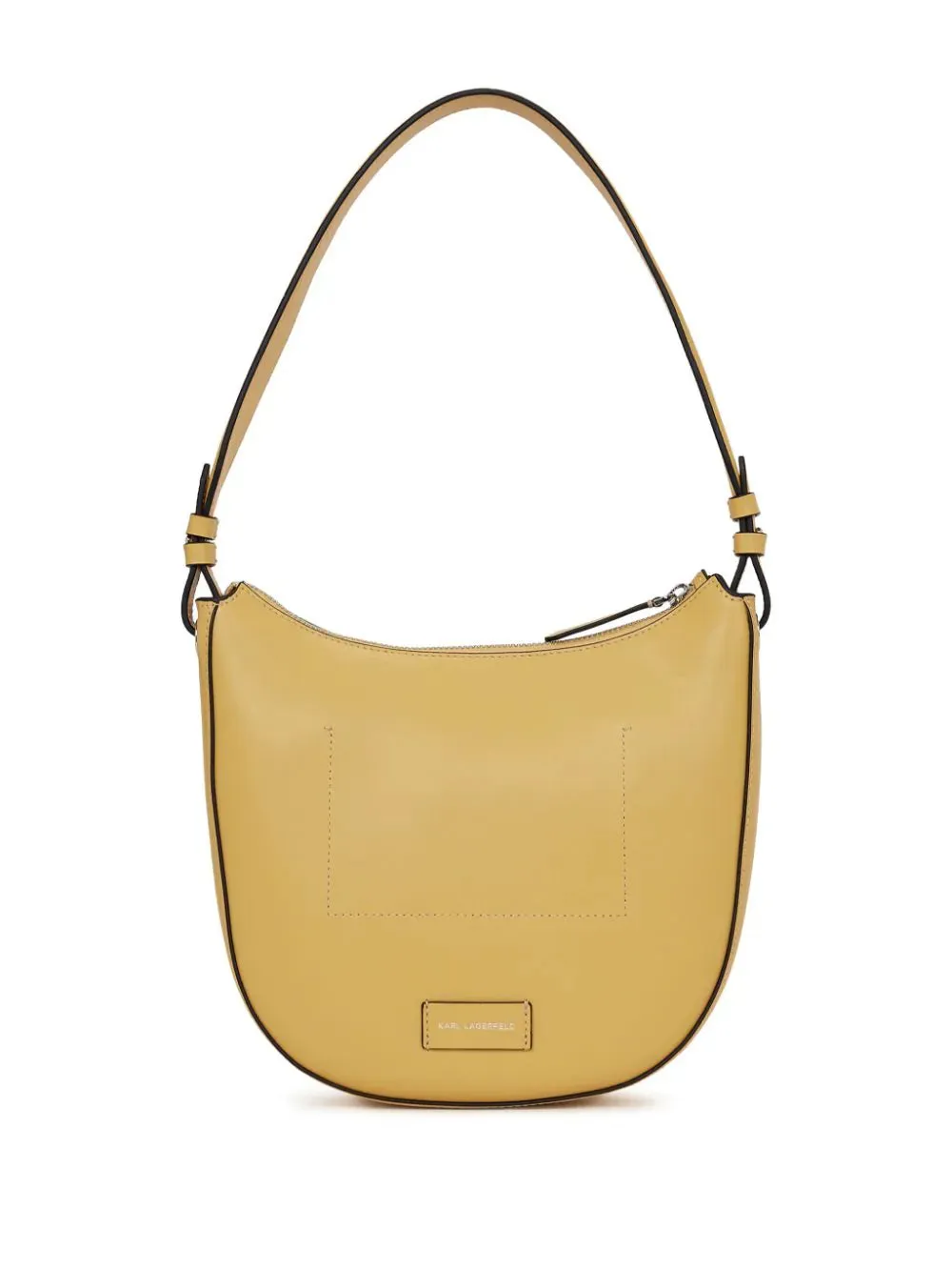 K/CIRCLE PERFORATED MOON SHOULDER BAG