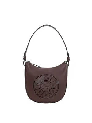 K/CIRCLE PERFORATED MOON SHOULDER BAG