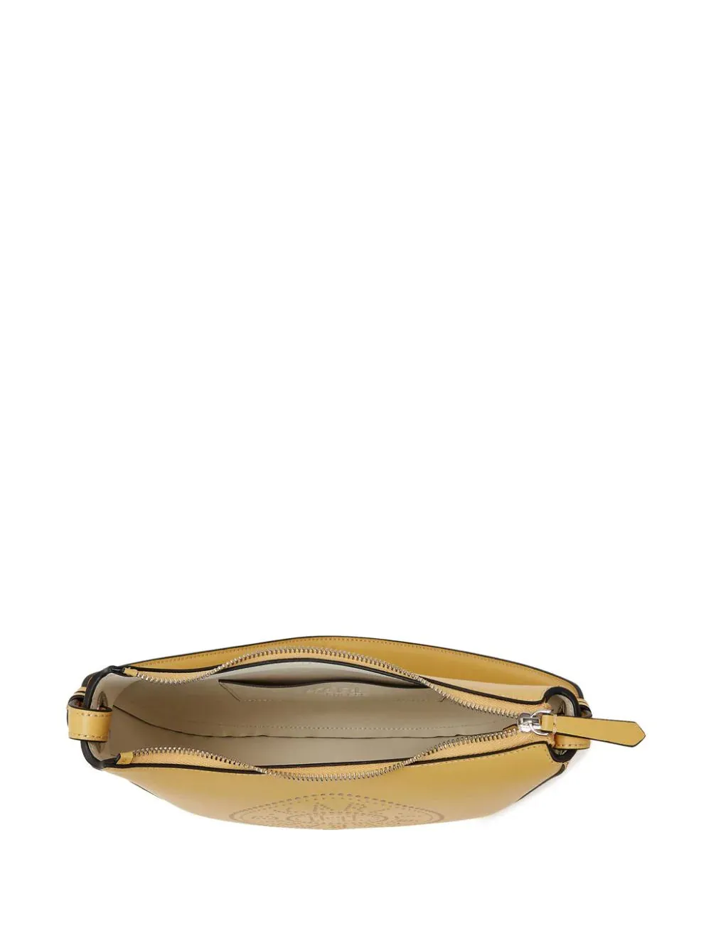 K/CIRCLE PERFORATED MOON SHOULDER BAG