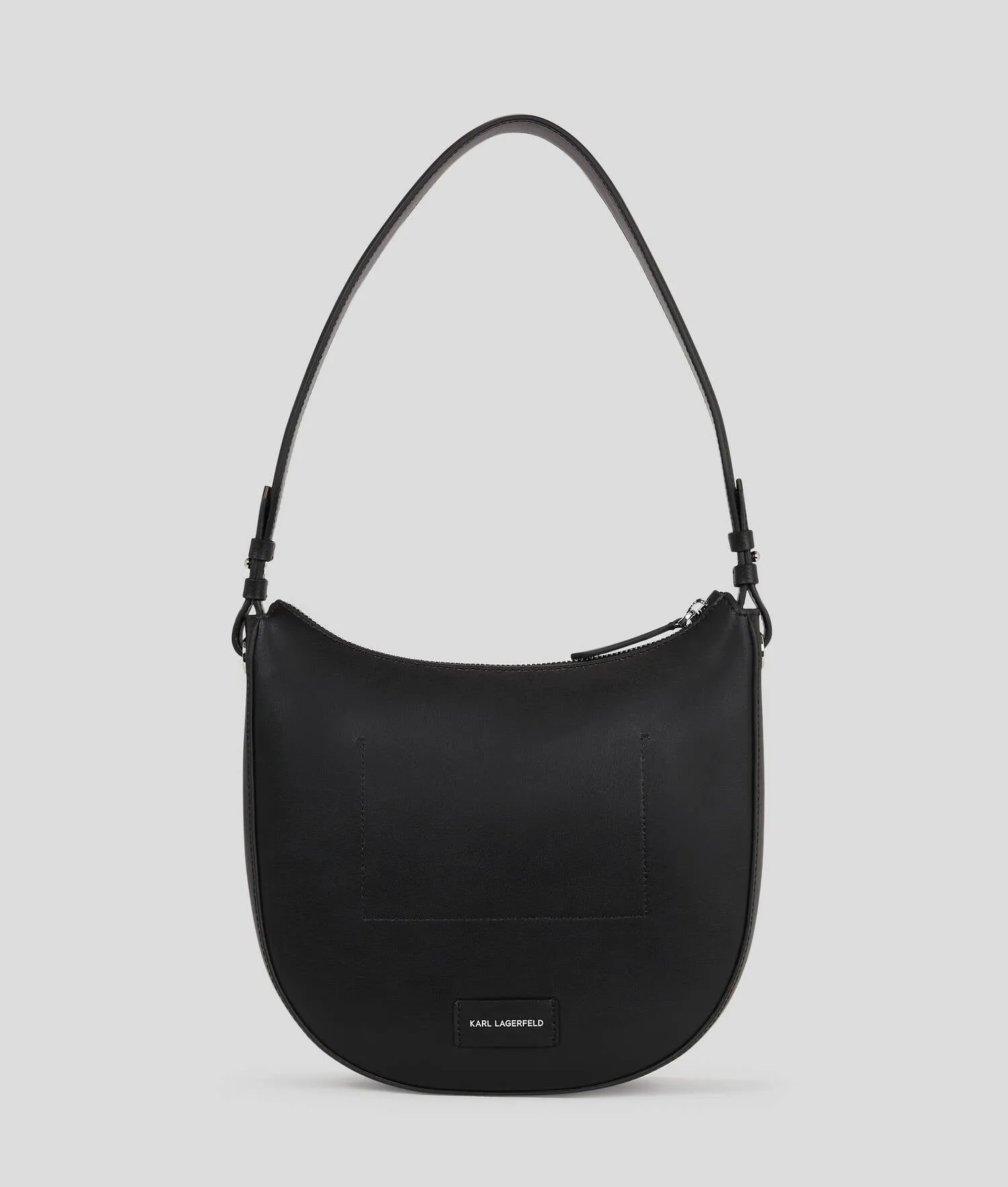 K/CIRCLE PERFORATED MOON SHOULDER BAG