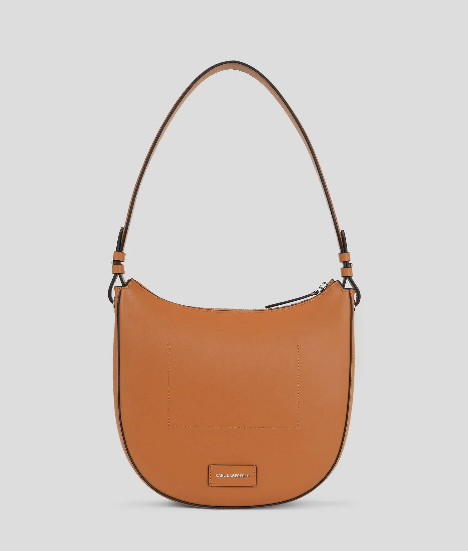 K/CIRCLE PERFORATED MOON SHOULDER BAG