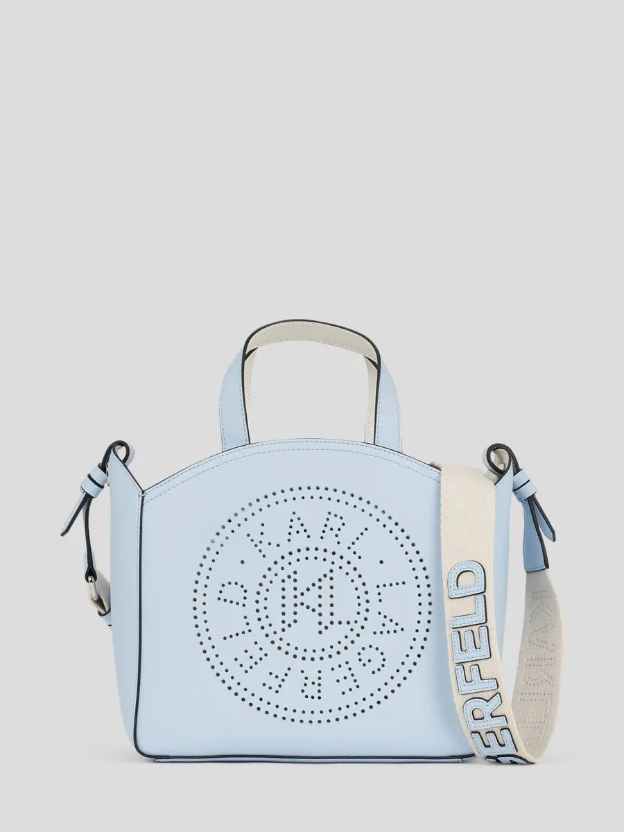 K/CIRCLE PERFORATED SMALL TOTE BAG