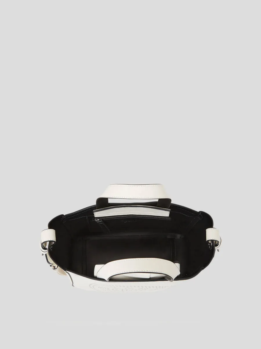 K/CIRCLE PERFORATED SMALL TOTE BAG
