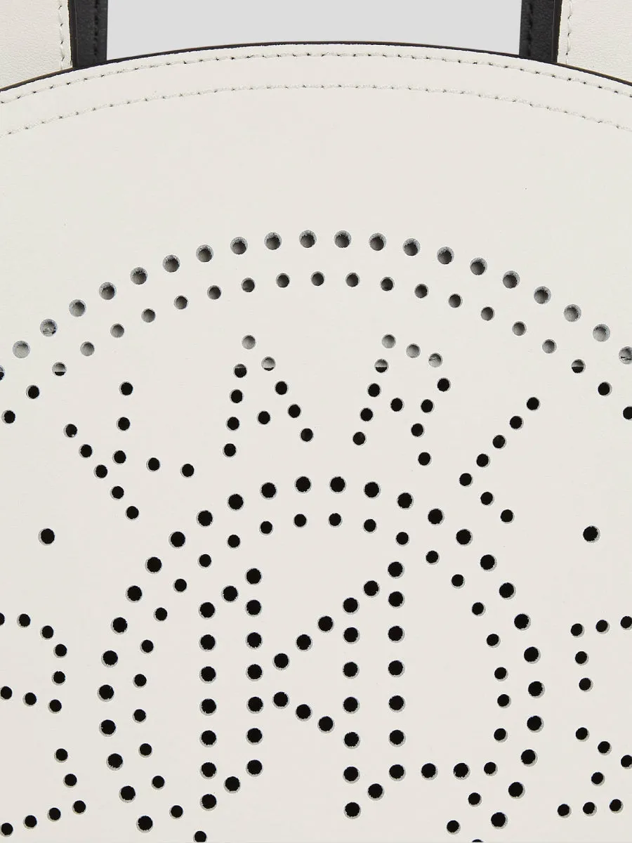 K/CIRCLE PERFORATED SMALL TOTE BAG
