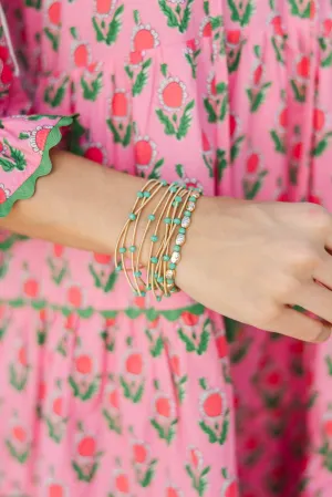 Keep It Up Turquoise Blue Bracelet