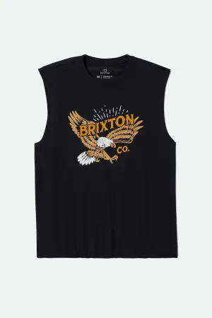 Keller Muscle Tank Top - Black Brixton