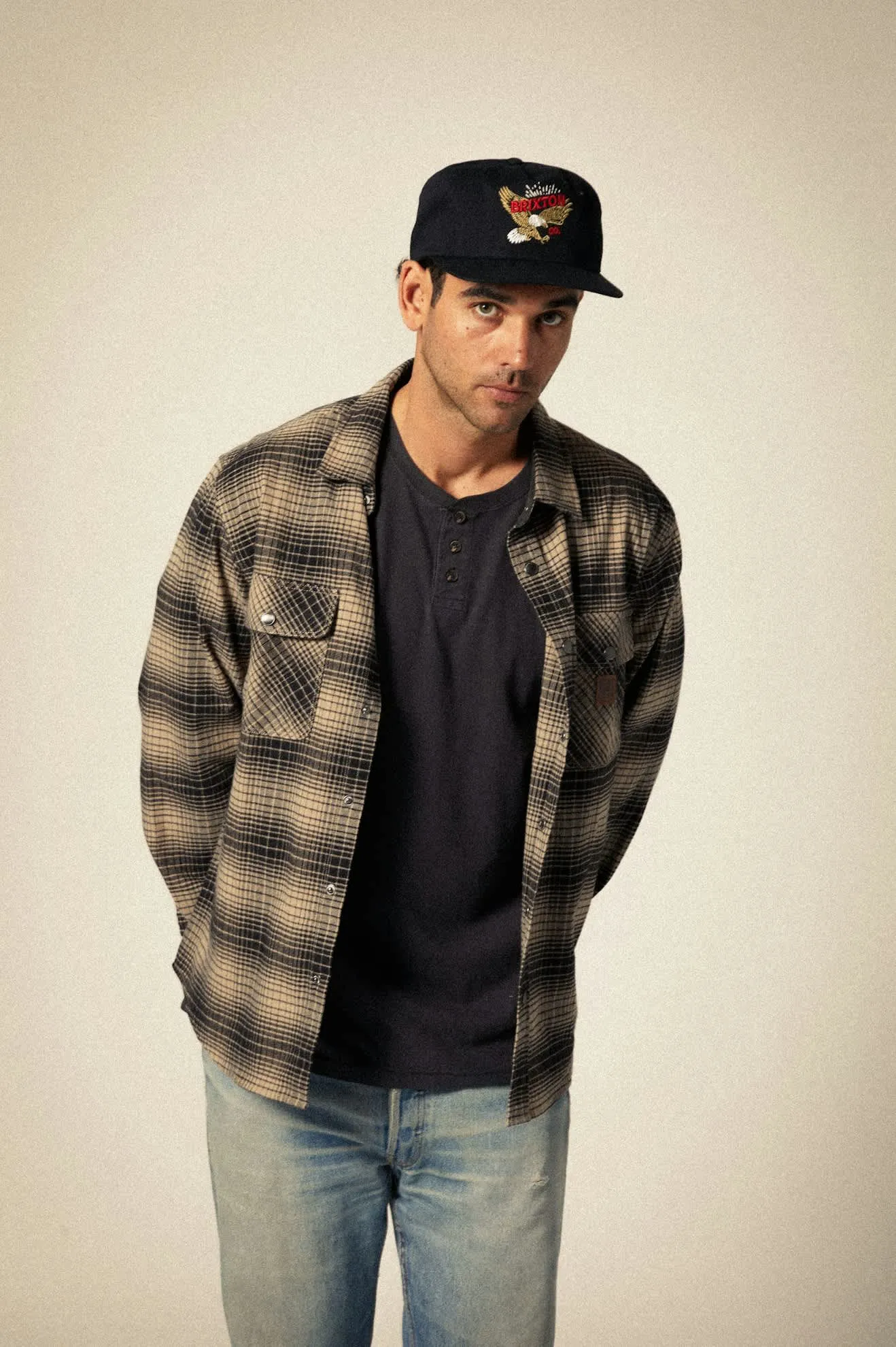 Keller Snapback - Black Brixton
