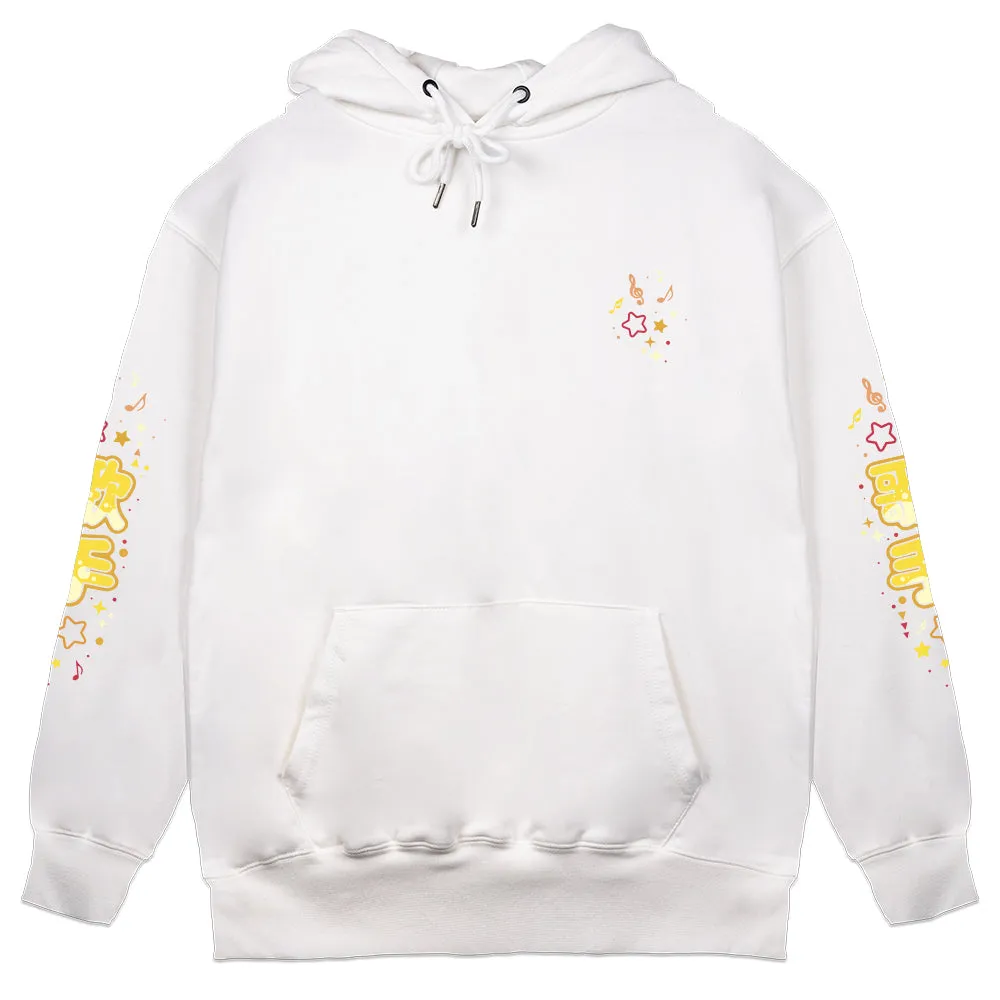 KelliSiren Chibi White Hoodie
