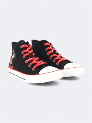 Kids Girl's Graphic Printed Casual Shoes,Black