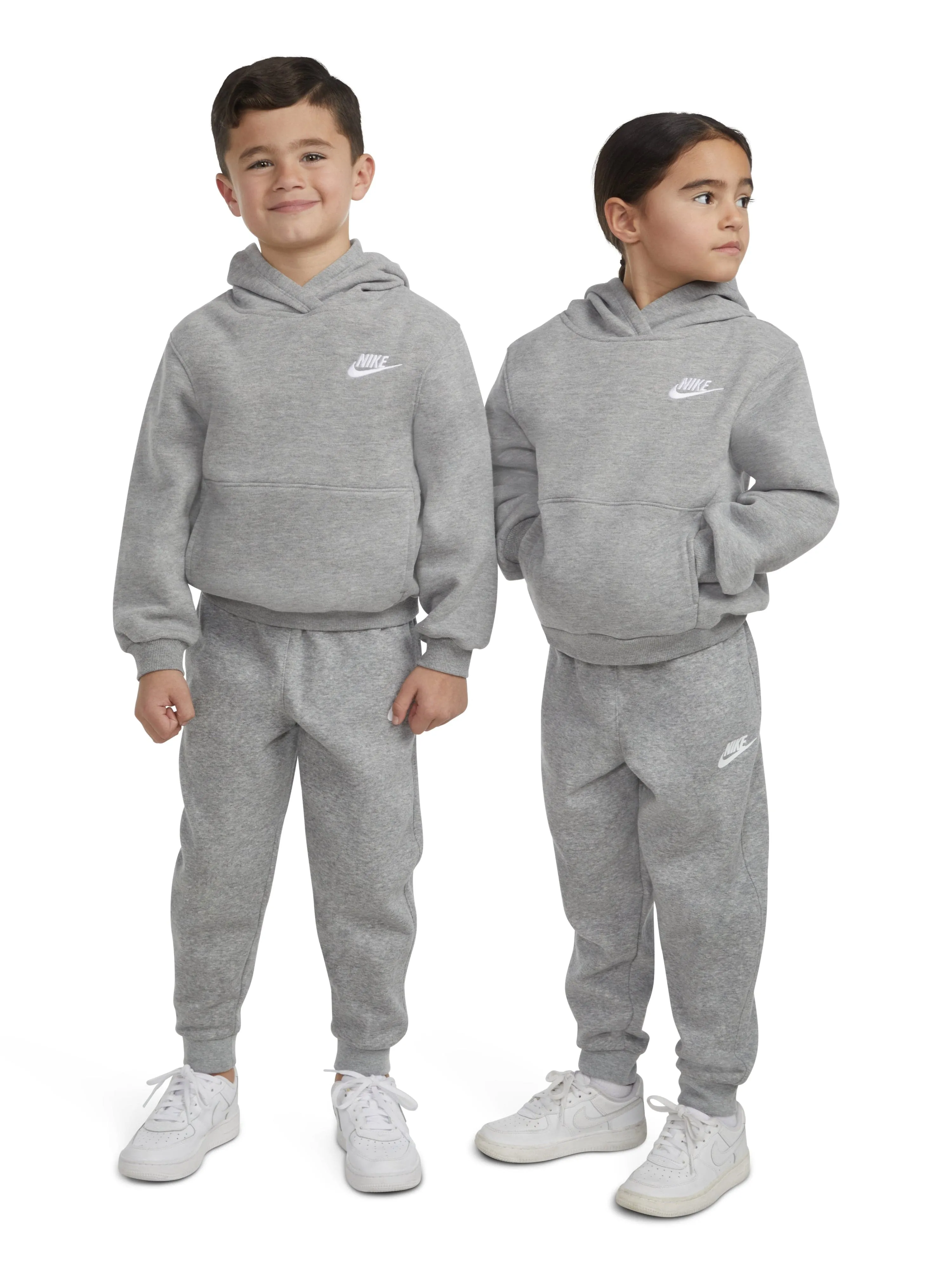 Kids NSW Club Fleece Hoodie in Grey
