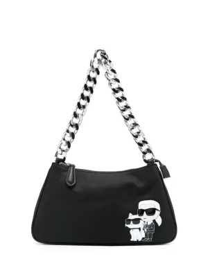 K/IKONIK 2.0 NYLON SMALL CHAIN SHOULDER BAG