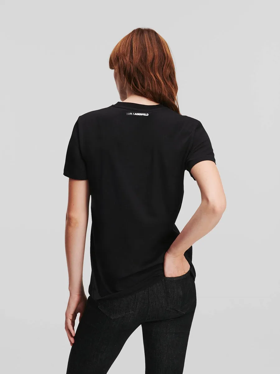 K/IKONIK GLITTER KARL T-SHIRT