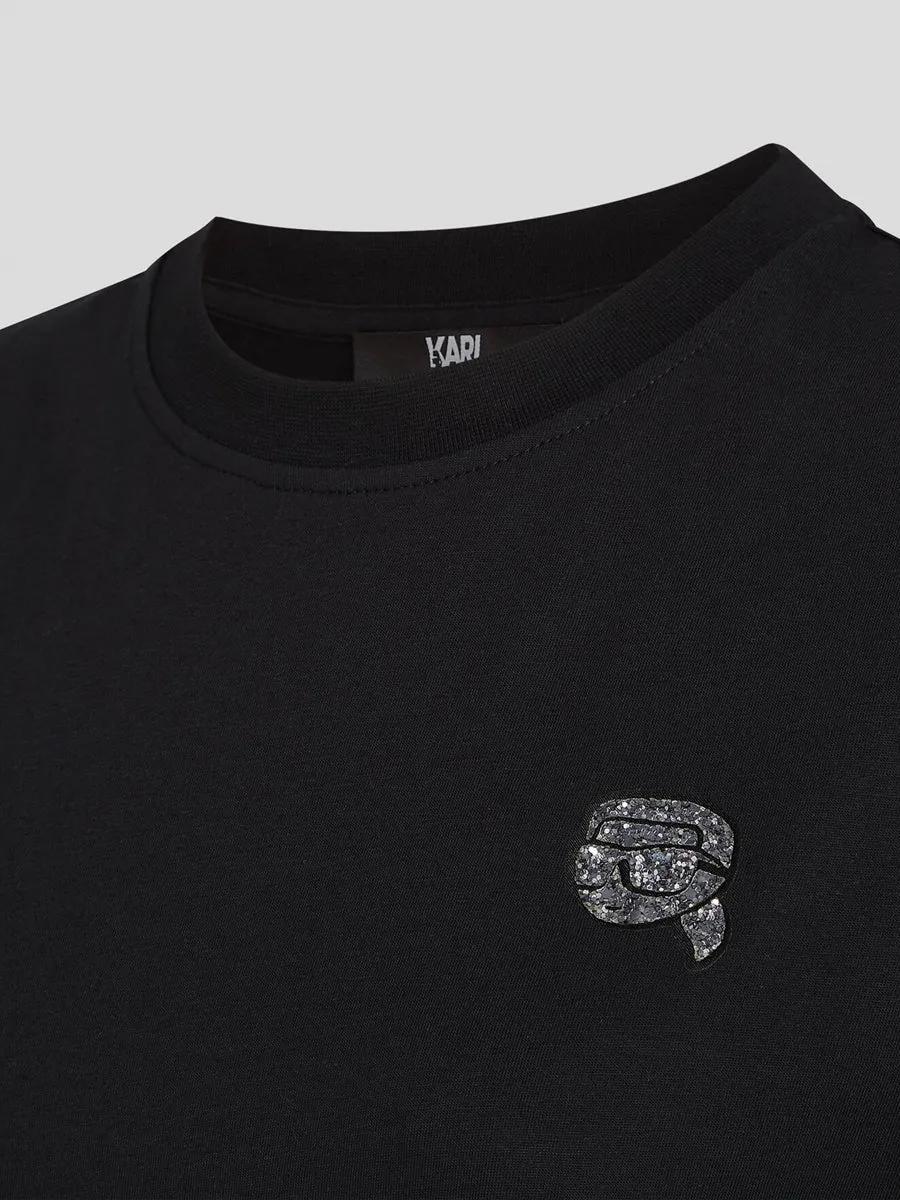 K/IKONIK GLITTER KARL T-SHIRT