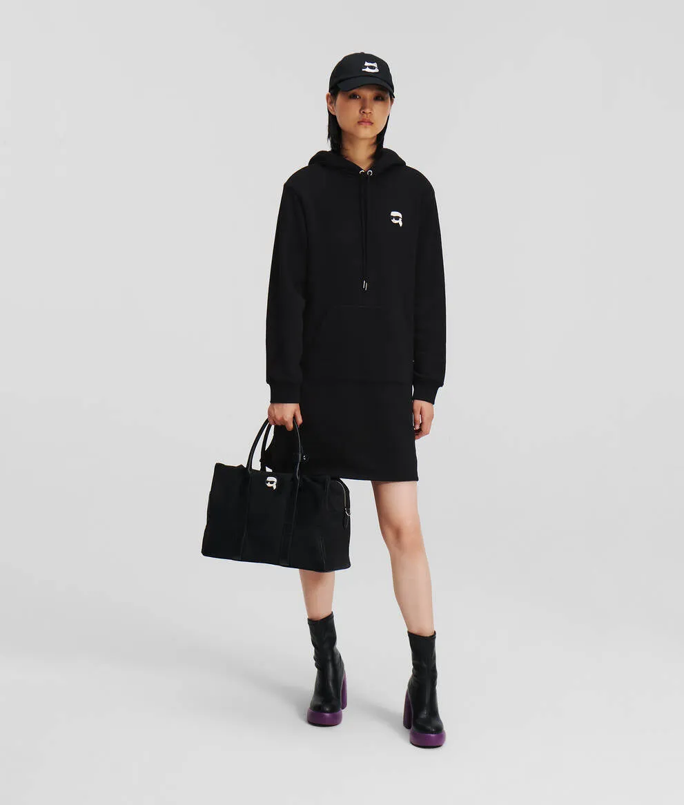 K/IKONIK HOODED SWEAT DRESS