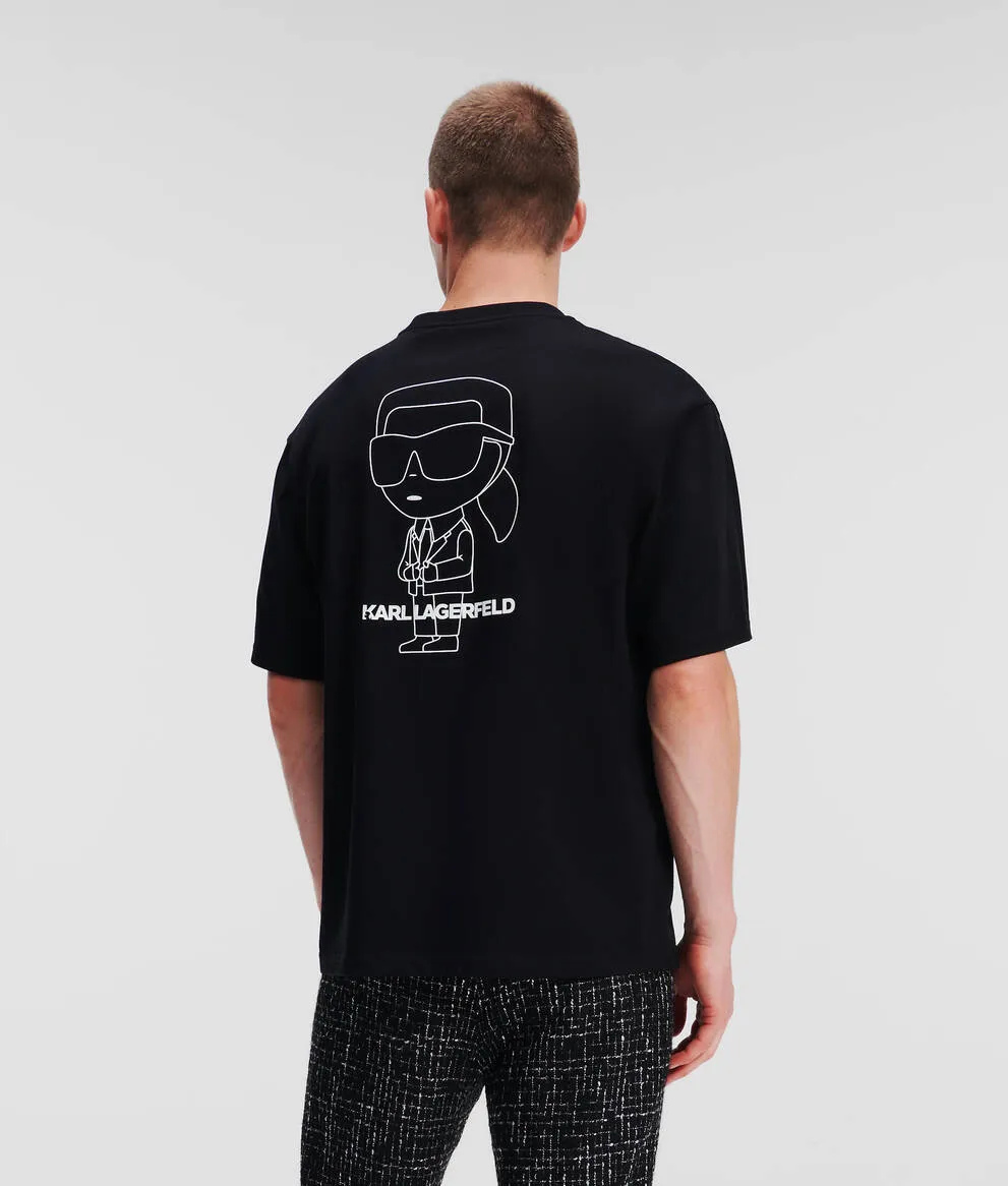 K/IKONIK KARL OUTLINE T-SHIRT