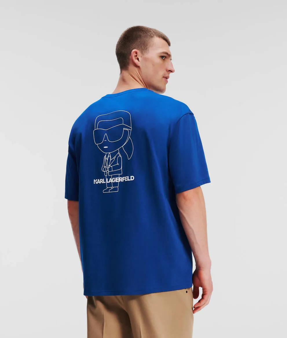 K/IKONIK KARL OUTLINE T-SHIRT