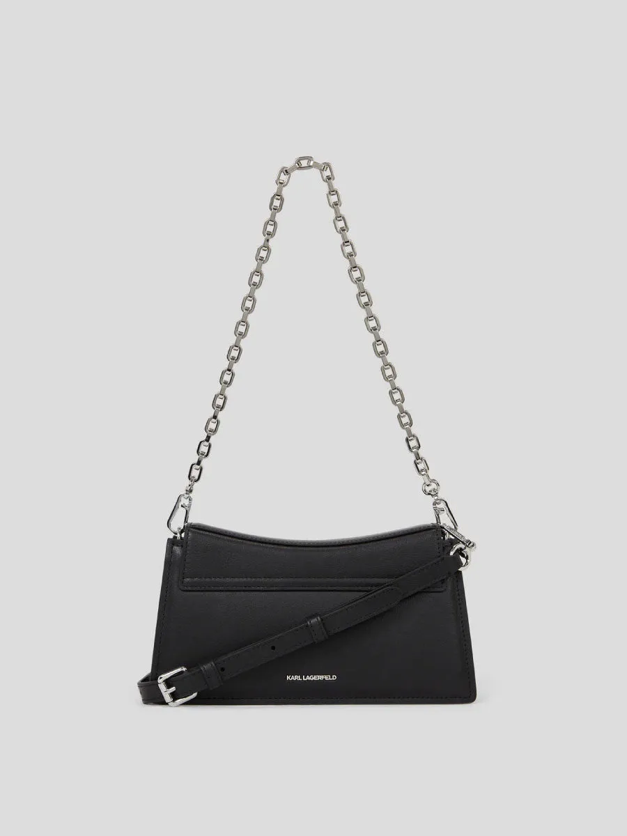 K/IKONIK LEATHER SHOULDER BAG