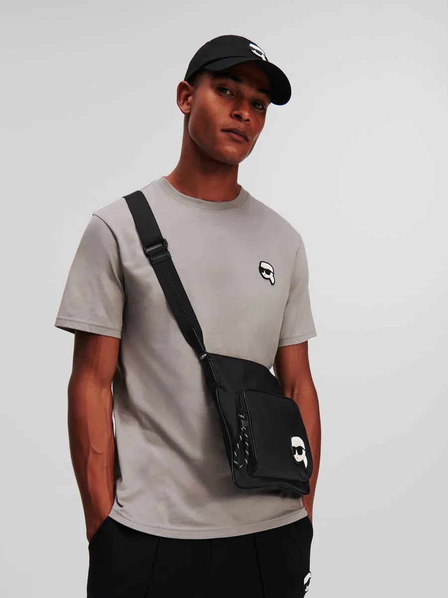 K/IKONIK NYLON FLAT CROSSBODY BAG