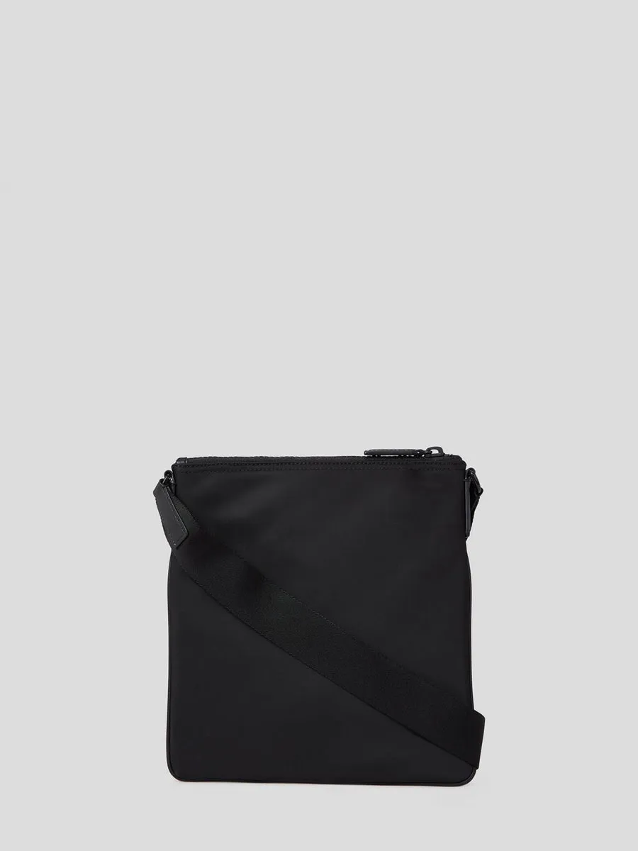 K/IKONIK NYLON FLAT CROSSBODY BAG