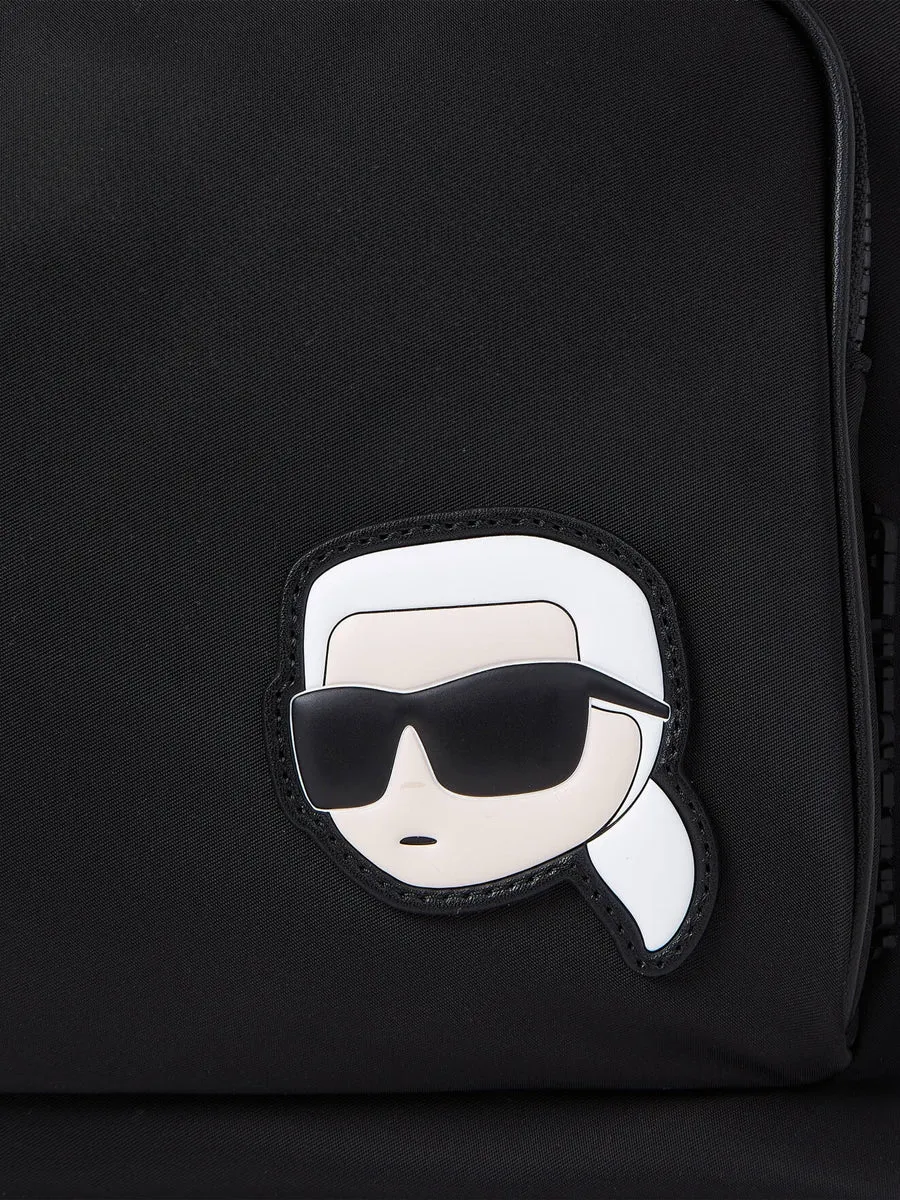 K/IKONIK NYLON FLAT CROSSBODY BAG
