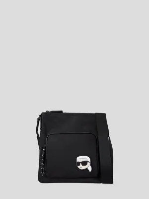 K/IKONIK NYLON FLAT CROSSBODY BAG