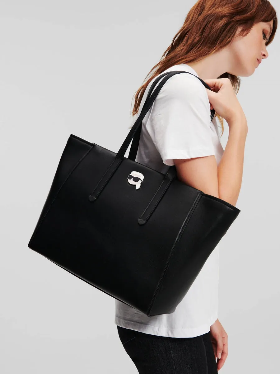 K/IKONIK PIN LEATHER TOTE BAG