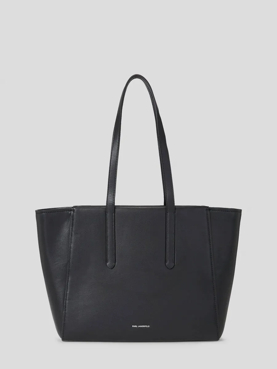 K/IKONIK PIN LEATHER TOTE BAG