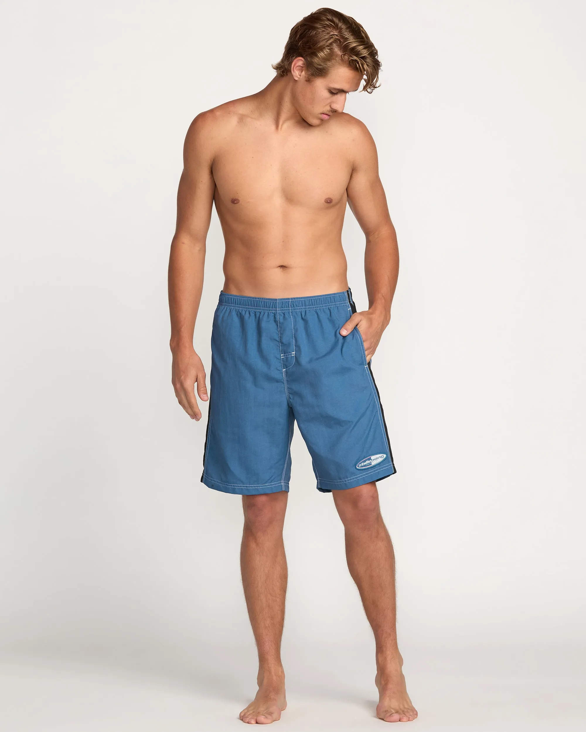 Kirra Throw On Laybacks 19' Trunks - Deep Blue Billabong
