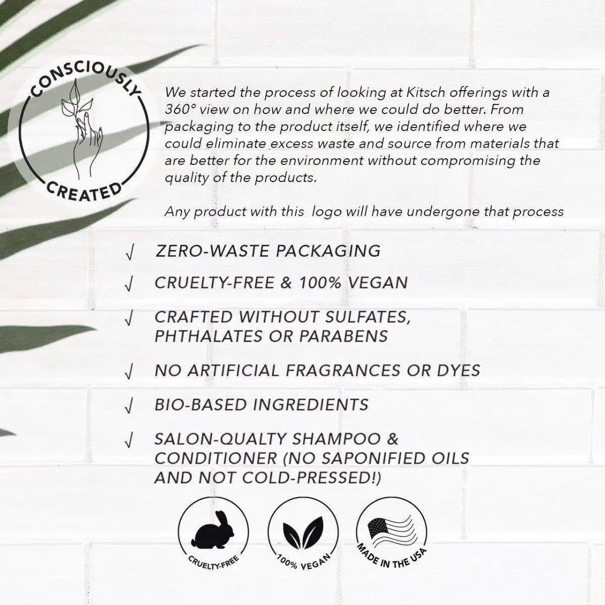 KITSCH - TEA TREE & MINT CLARIFYING SHAMPOO BAR