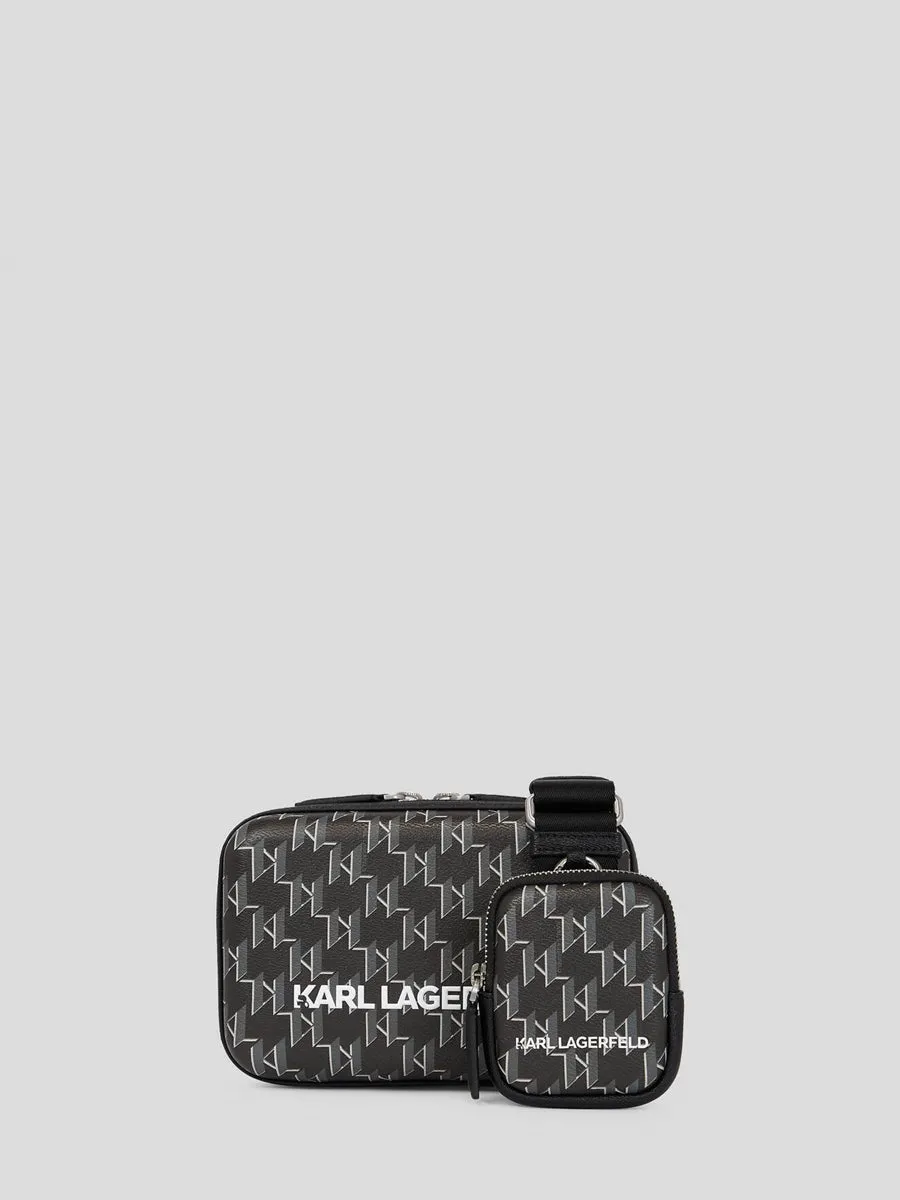 K/KASE MONOGRAM CROSSBODY BAG