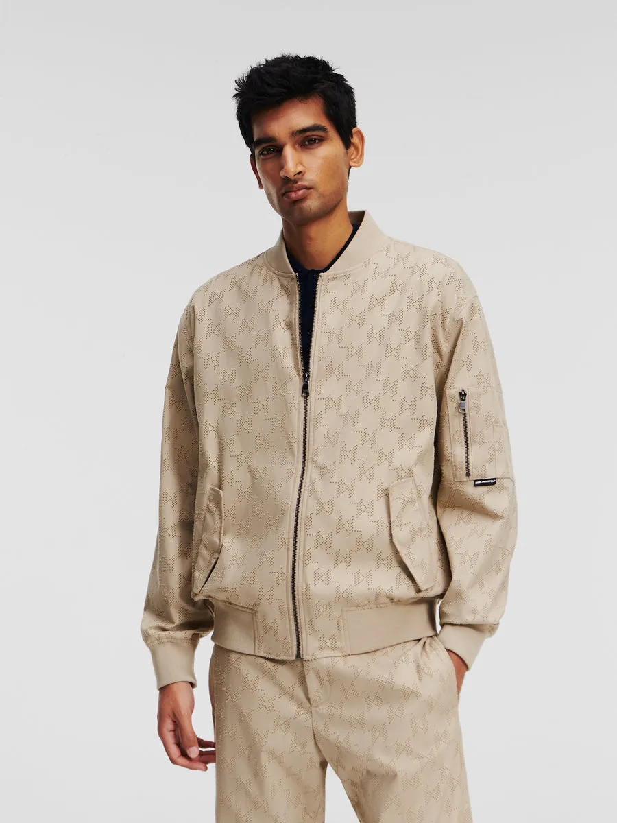 KL MONOGRAM BOMBER JACKET HANDPICKED BY HUN KIM
