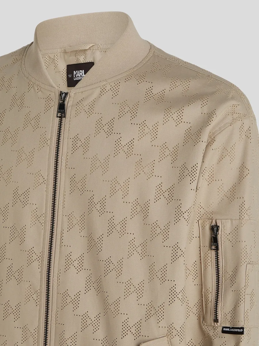 KL MONOGRAM BOMBER JACKET HANDPICKED BY HUN KIM