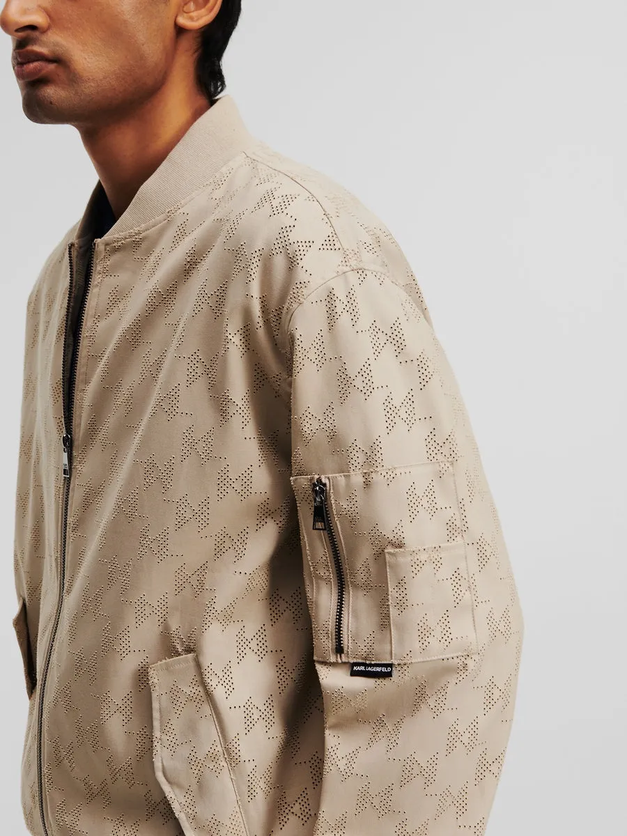KL MONOGRAM BOMBER JACKET HANDPICKED BY HUN KIM