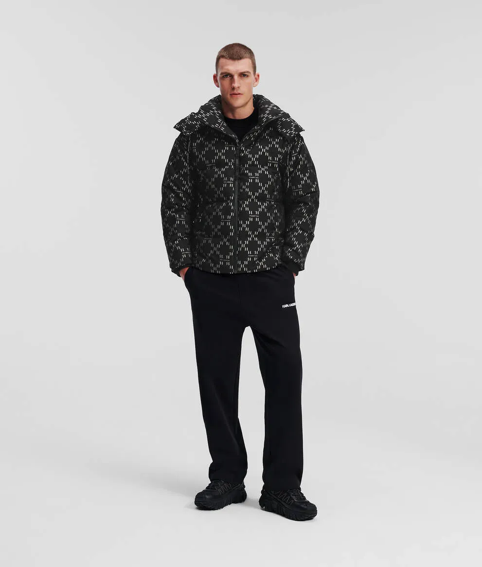 KL MONOGRAM DIAMOND PUFFER JACKET