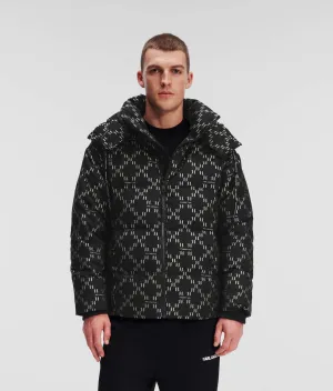 KL MONOGRAM DIAMOND PUFFER JACKET