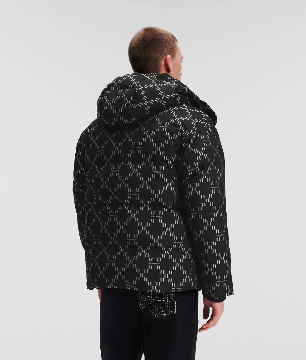 KL MONOGRAM DIAMOND PUFFER JACKET