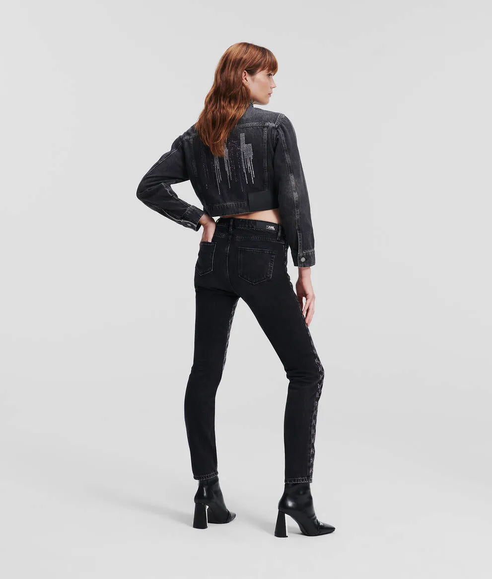 KL MONOGRAM GIRLFRIEND JEANS