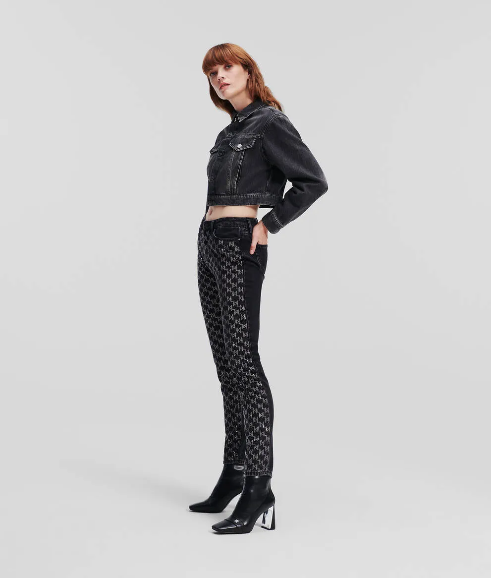 KL MONOGRAM GIRLFRIEND JEANS