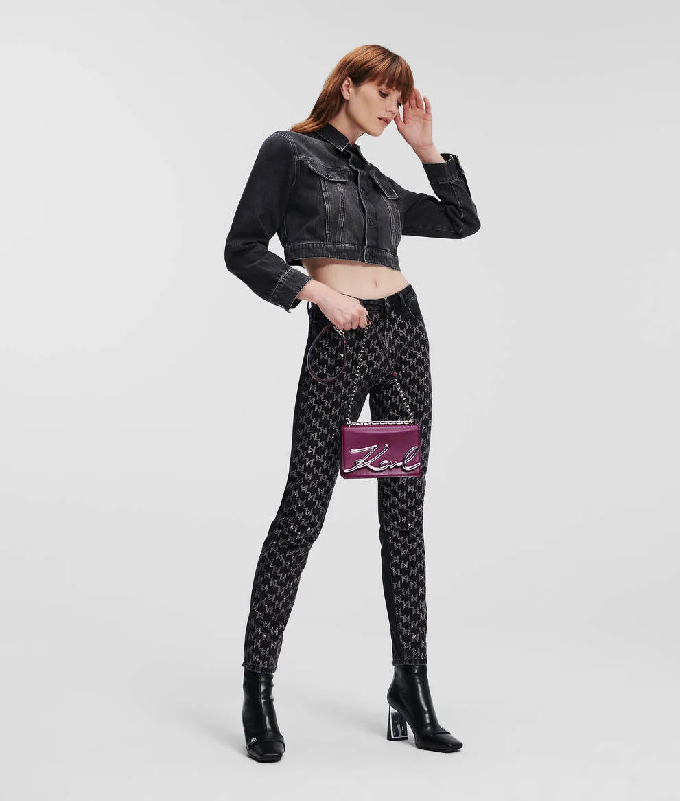 KL MONOGRAM GIRLFRIEND JEANS