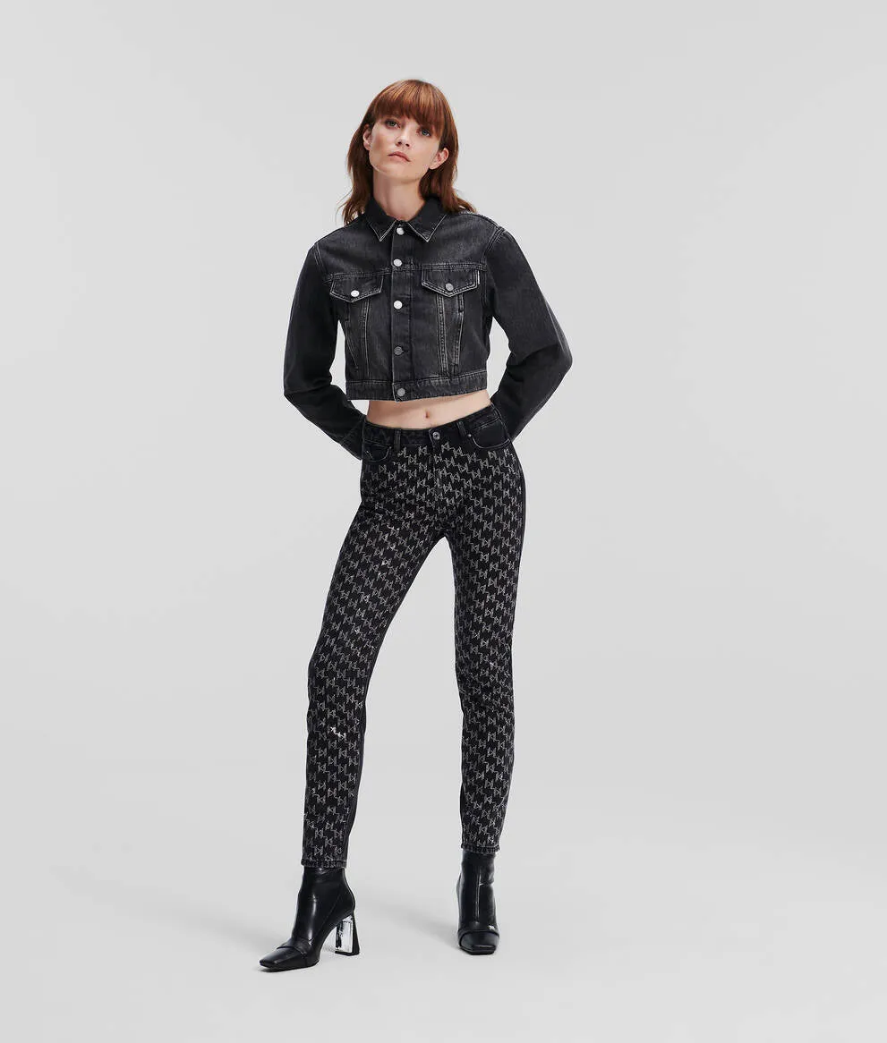 KL MONOGRAM GIRLFRIEND JEANS