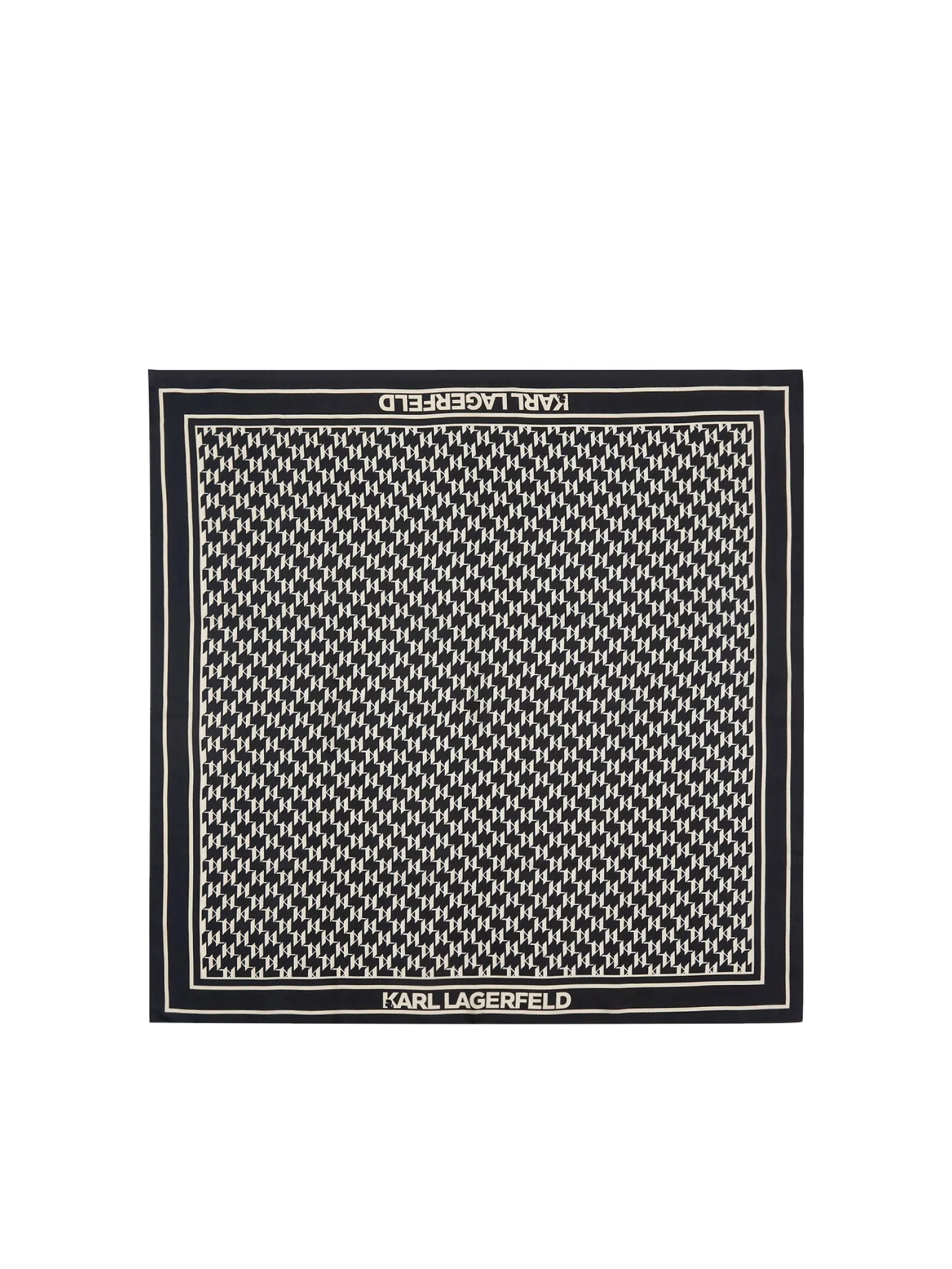KL MONOGRAM SILK SCARF