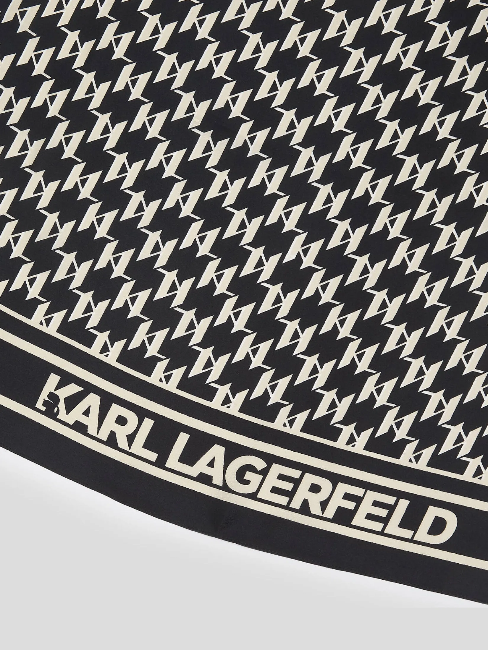 KL MONOGRAM SILK SCARF