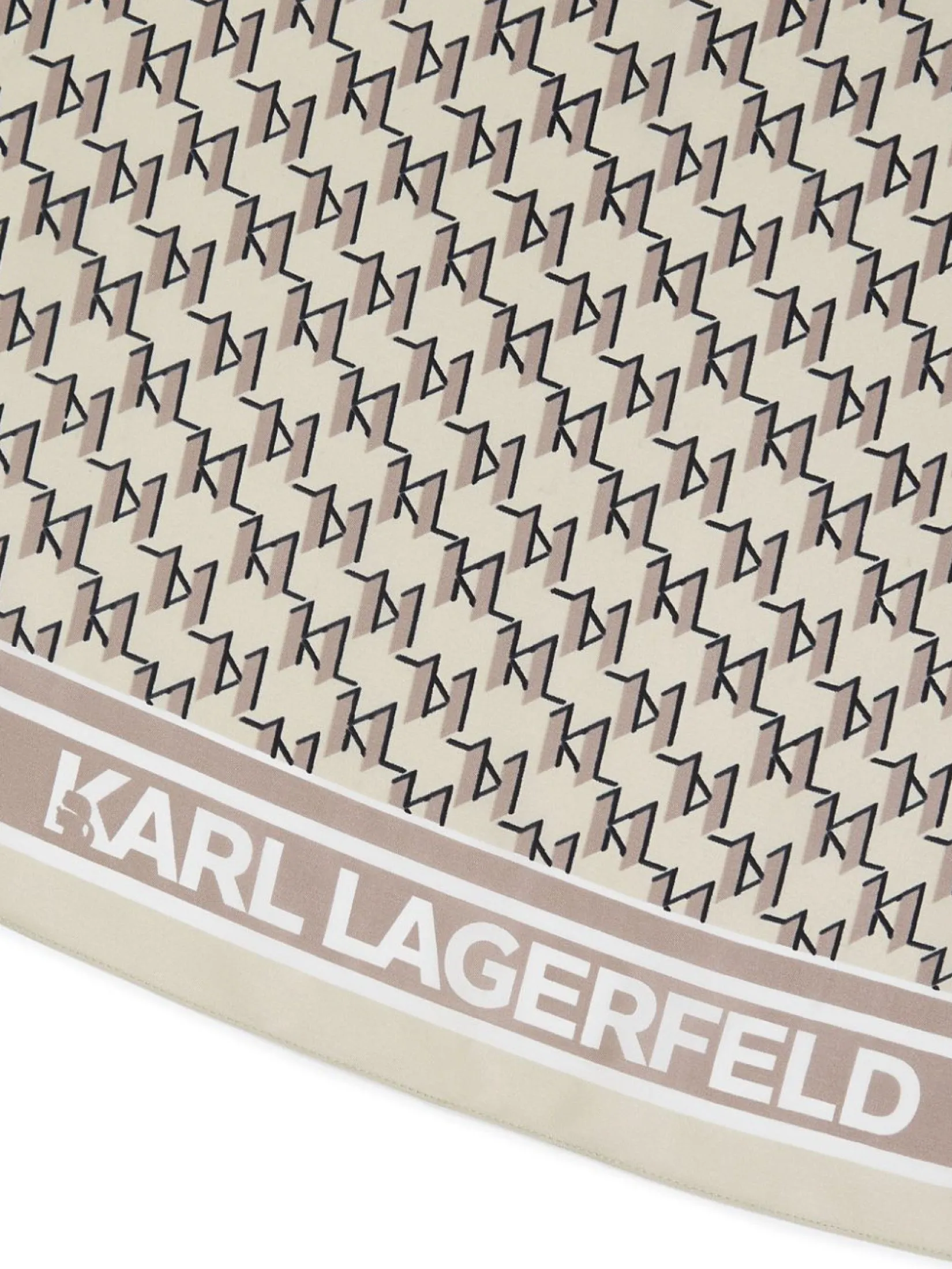 KL MONOGRAM SILK SCARF