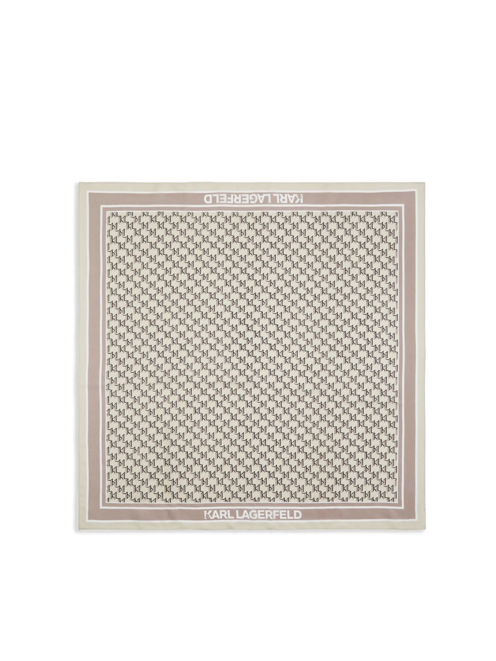 KL MONOGRAM SILK SCARF